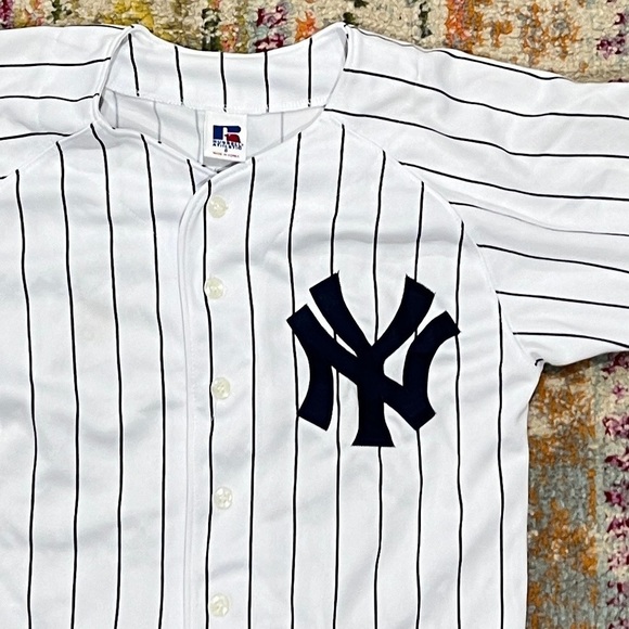 Boys Kids Jason Giambi New York Yankees MLB Baseball Sports Jersey - Picture 3 of 7